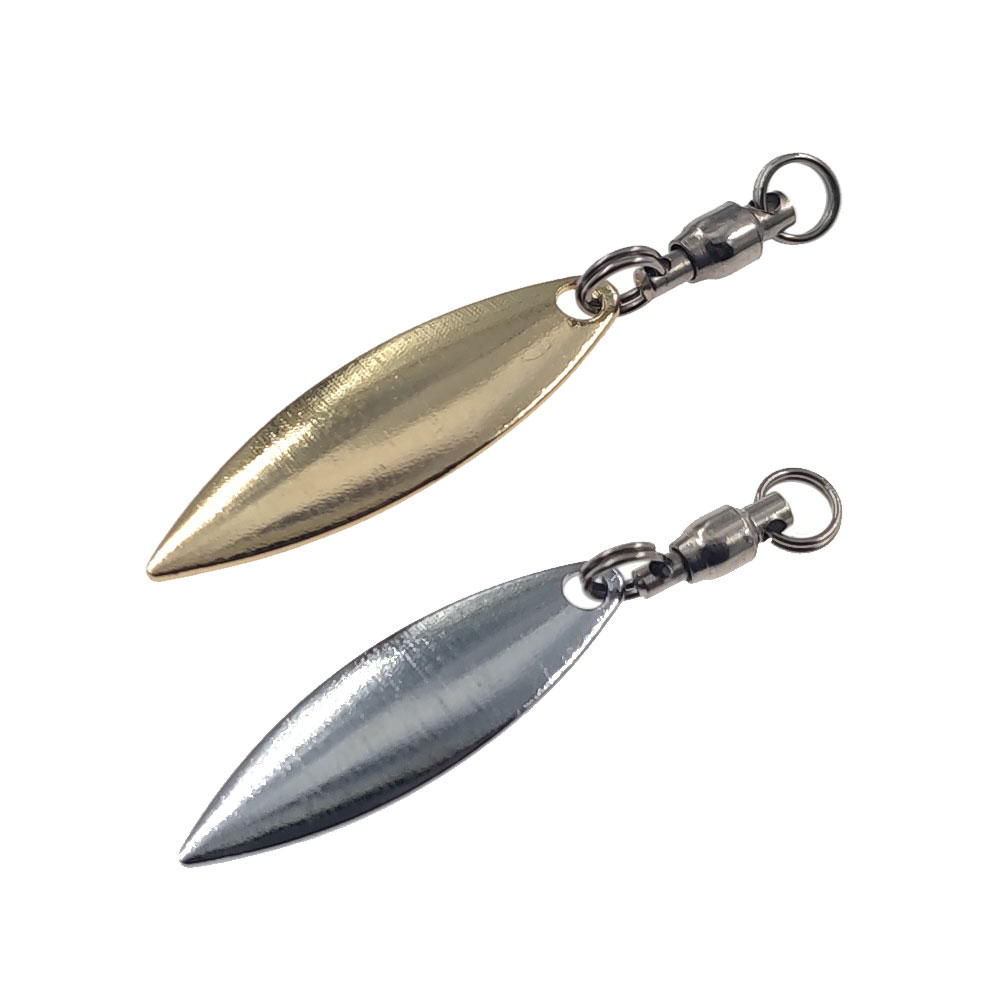 Fishing Lure Blade Bait - 10 шт., лезвия вербового листа, спиннер,