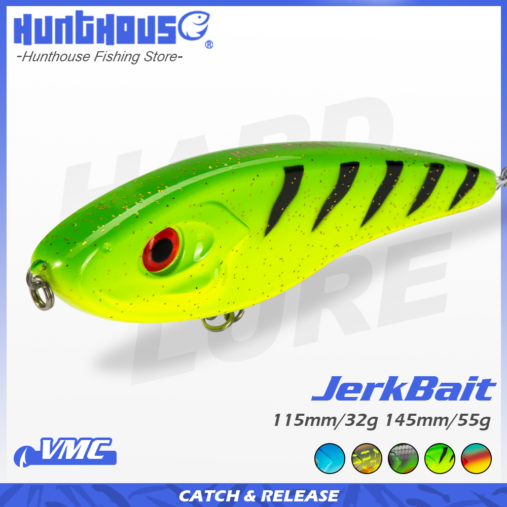 Fishing Lure Spinnerbait - Воблер Hunthouse Jerkbait Musky Buster для