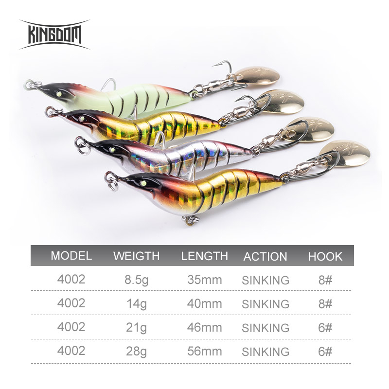 Приманка для ловли креветок KI – обзор и цена Fishing Lure Blade Bait