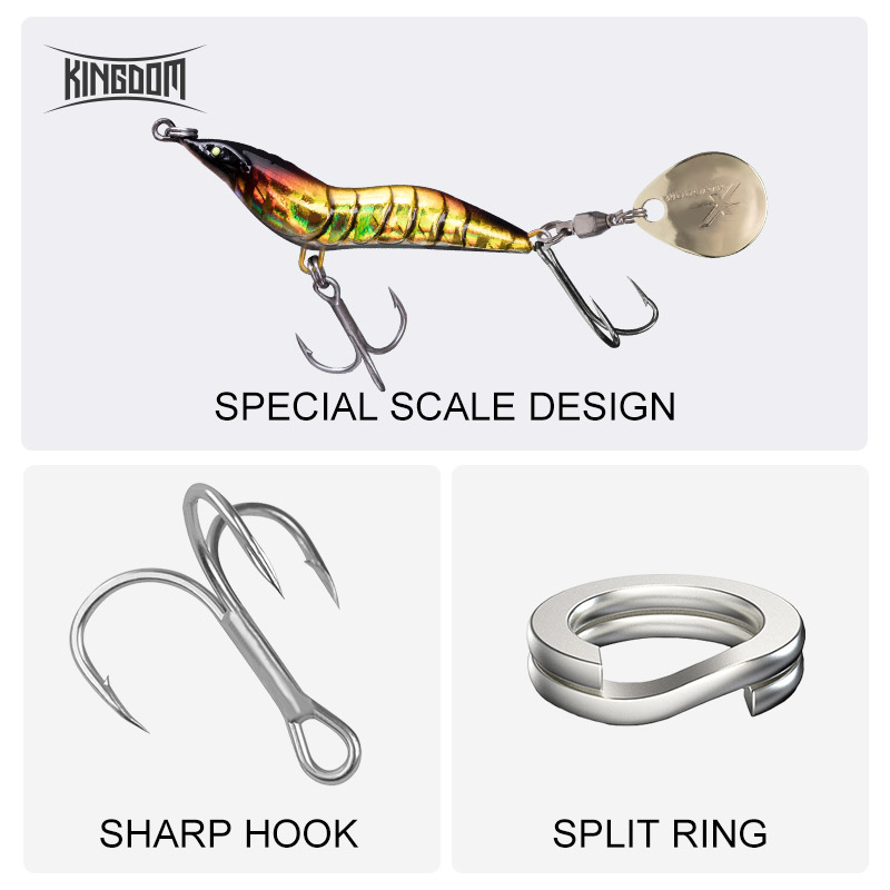 Приманка для ловли креветок KI – обзор и цена Fishing Lure Blade Bait