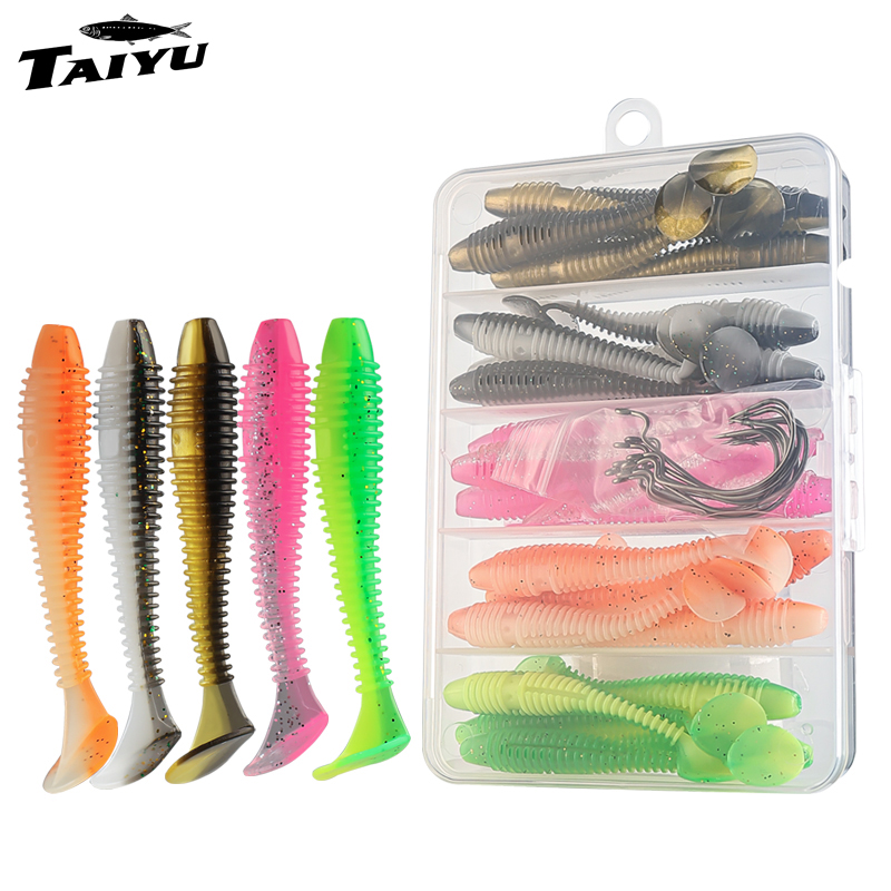 TAIYU Набор из 25/35 мягких ры – обзор и цена Fishing Lure Swimbait